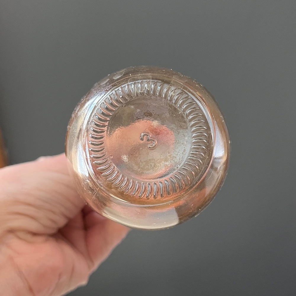 Vintage Glass Moon Water Bottle Jar with Fall Leaf Stopper Lid - Picture 8 of 12